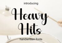 Heavy Hits Font - Featured Image