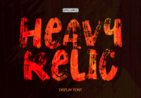 Heavy Relic Font - Featured Image