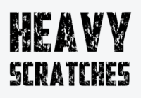 Heavy Scratches Font - Featured Image