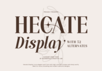 Hecate Display Font - Featured Image