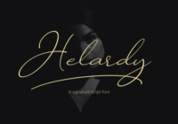 Helardy Font - Featured Image