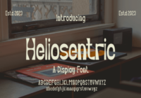 Heliosentric Font - Featured Image
