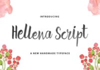 Hellena Script Font - Featured Image