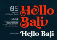 HelloBali Font - Featured Image