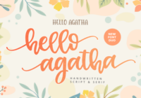 Hello Agatha Font - Featured Image