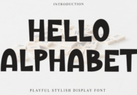 Hello Alphabet Font - Featured Image