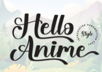 Hello Anime Font - Featured Image