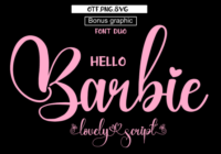 Hello Barbie Font - Featured Image