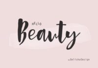 Hello Beauty Font - Featured Image