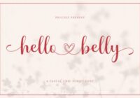Hello Belly Font - Featured Image