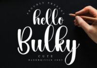 Hello Bulky Font - Featured Image