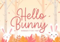 Hello Bunny Font - Featured Image