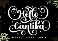 Hello Cantika Script Font - Featured Image