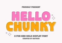 Hello Chunky Font - Featured Image