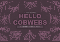 Hello Cobwebs Font - Featured Image