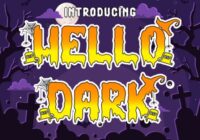 Hello Dark Font - Featured Image