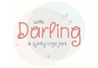 Hello Darling Font - Featured Image