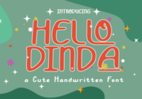Hello Dinda Font - Featured Image