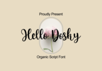 Hello Dosky Font - Featured Image