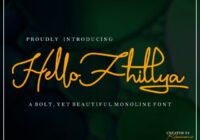 Hello Fhillya Font - Featured Image