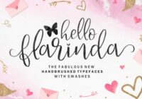 Hello Flarinda Font - Featured Image