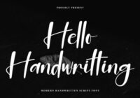 Hello Handwritting Font - Featured Image