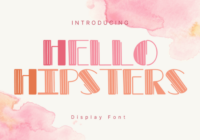 Hello Hipsters Font - Featured Image