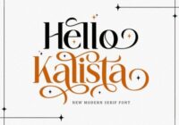 Hello Kalista Font - Featured Image