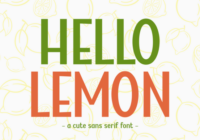 Hello Lemon Font - Featured Image