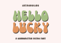 Hello Lucky Font - Featured Image