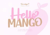 Hello Mango Duo Font - Featured Image