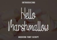 Hello Marshmallow Font - Featured Image