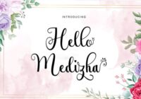 Hello Medhiza Font - Featured Image