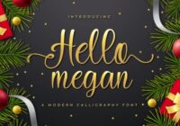 Hello Megan Font - Featured Image