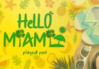 Hello Miami Font - Featured Image