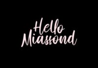 Hello Miassond Font - Featured Image