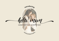 Hello Mom Font - Featured Image