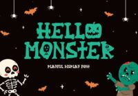 Hello Monster Font - Featured Image