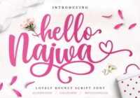 Hello Najwa Font - Featured Image