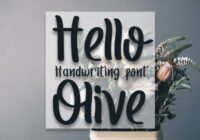 Hello Olive Font - Featured Image