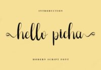 Hello Picha Font - Featured Image