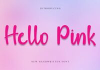 Hello Pink Font - Featured Image