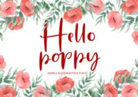 Hello Poppy Font - Featured Image