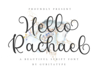 Hello Rachel Font - Featured Image