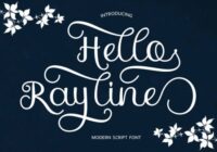 Hello Rayline Font - Featured Image