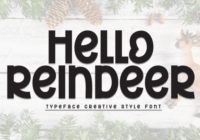 Hello Reindeer Font - Featured Image