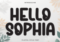 Hello Sophia Font - Featured Image