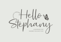 Hello Stephany Font - Featured Image
