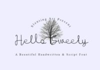 Hello Sweety Font - Featured Image