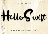 Hello Swift Font - Featured Image